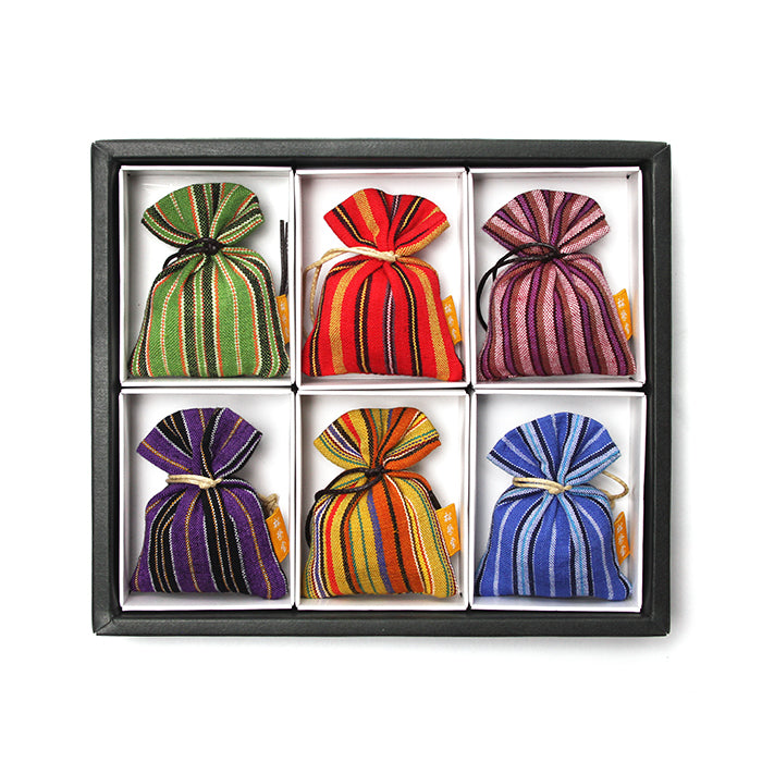 Shoyeido Tagasode Wataru Lurik Scented Sachet 6 Pieces (930055)