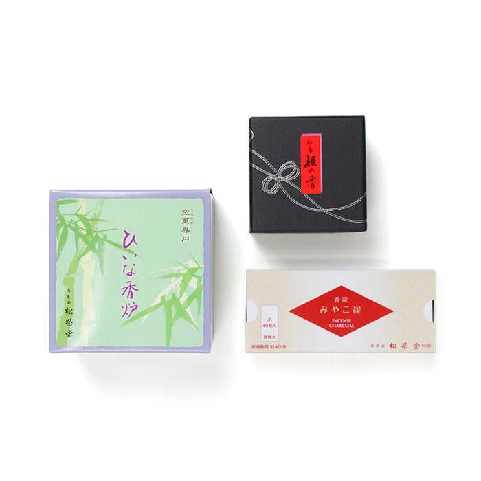 Shoyeido Inko Hime-no-Ka / Hiina Incense Burner Set (930102)