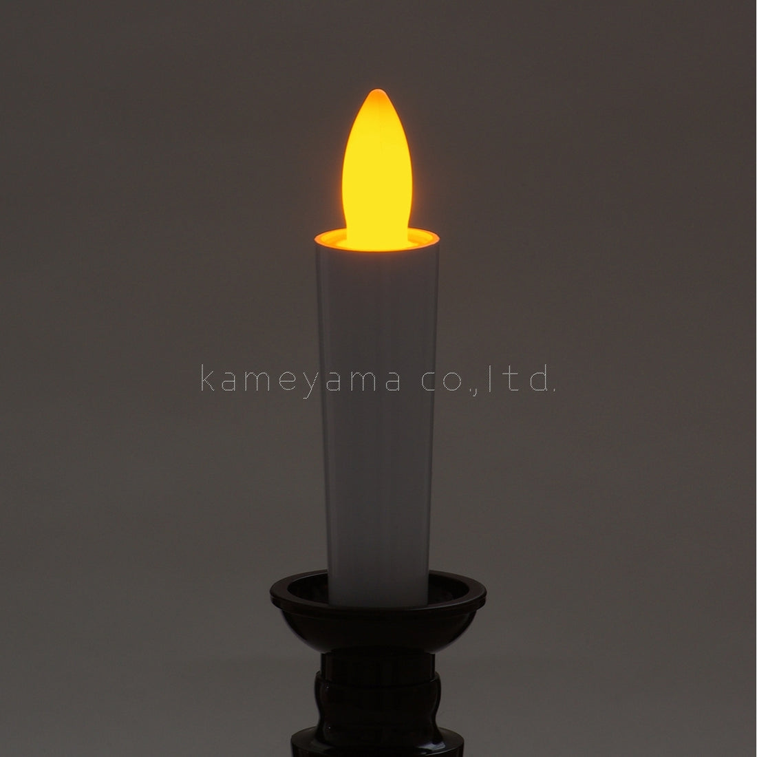 Kameyama Kameyama Battery-Operated LED Altar Candle Brown (96091000BR)