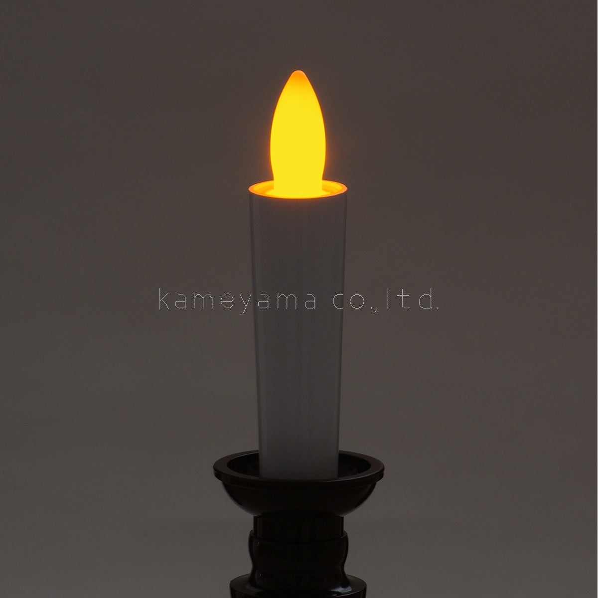 Kameyama Kameyama Battery-Operated LED Altar Candle Brown (96091000BR)