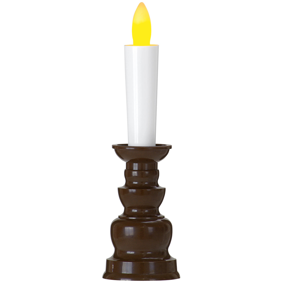 Kameyama Kameyama Battery-Operated LED Altar Candle Brown (96091000BR)