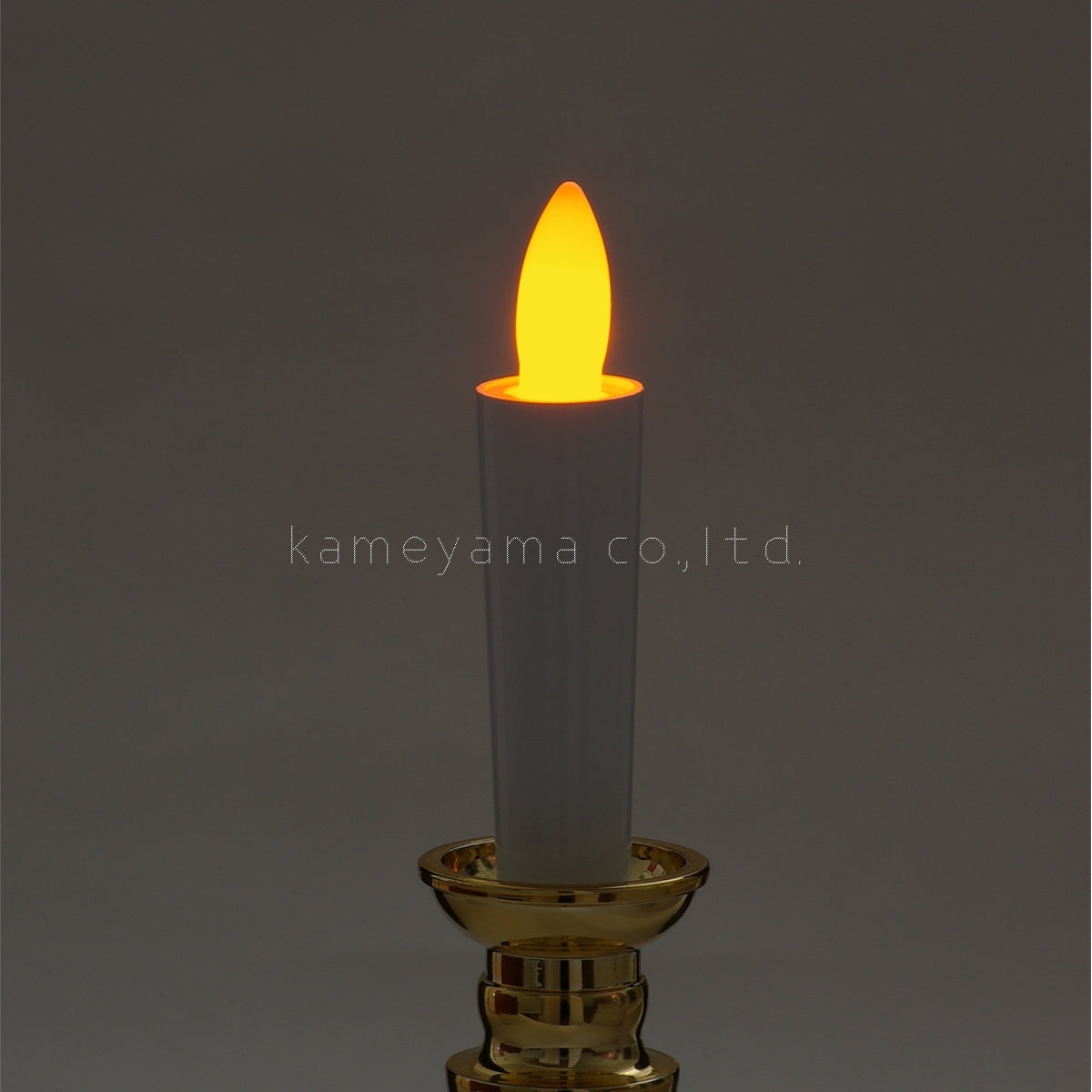 Kameyama Kameyama Battery-Operated LED Altar Candle Gold (96091000GO)