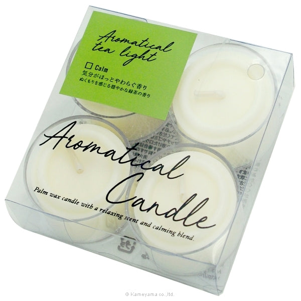 Kameyama Scented Tealight Candle "Calm" 4 pieces (A827058020)
