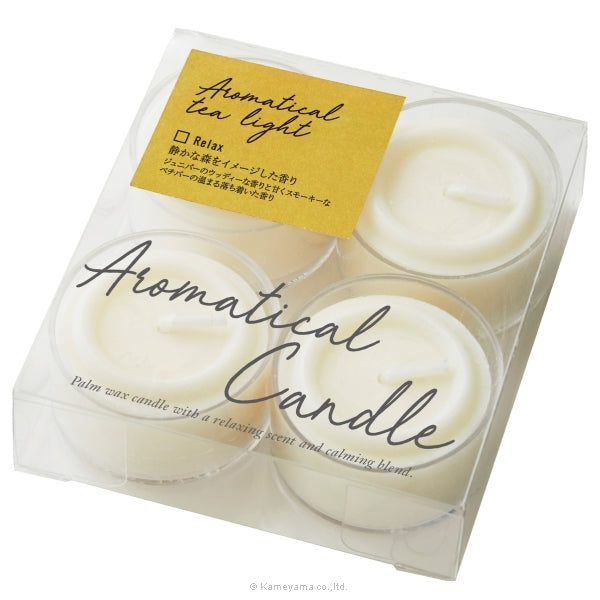Kameyama Scented Tealight Candle "Relax" 4 pieces (A827058040)