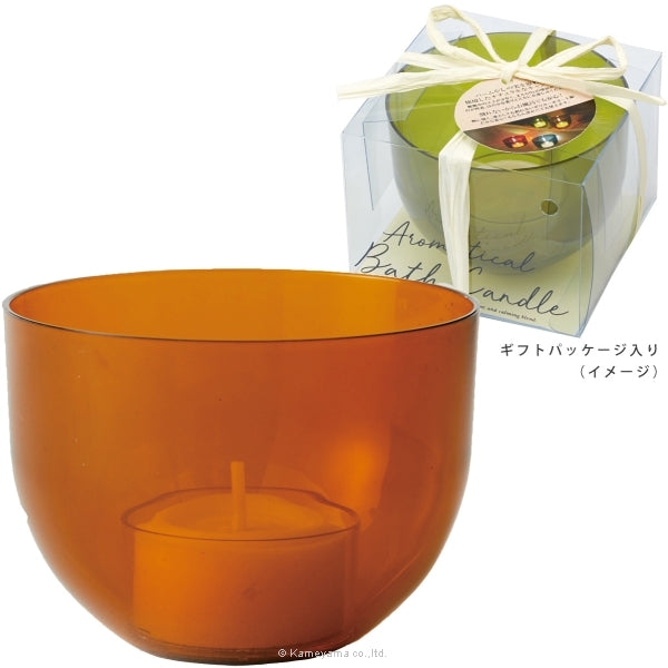Kameyama Scented Bath Candle "Amber" (A9790500AM)