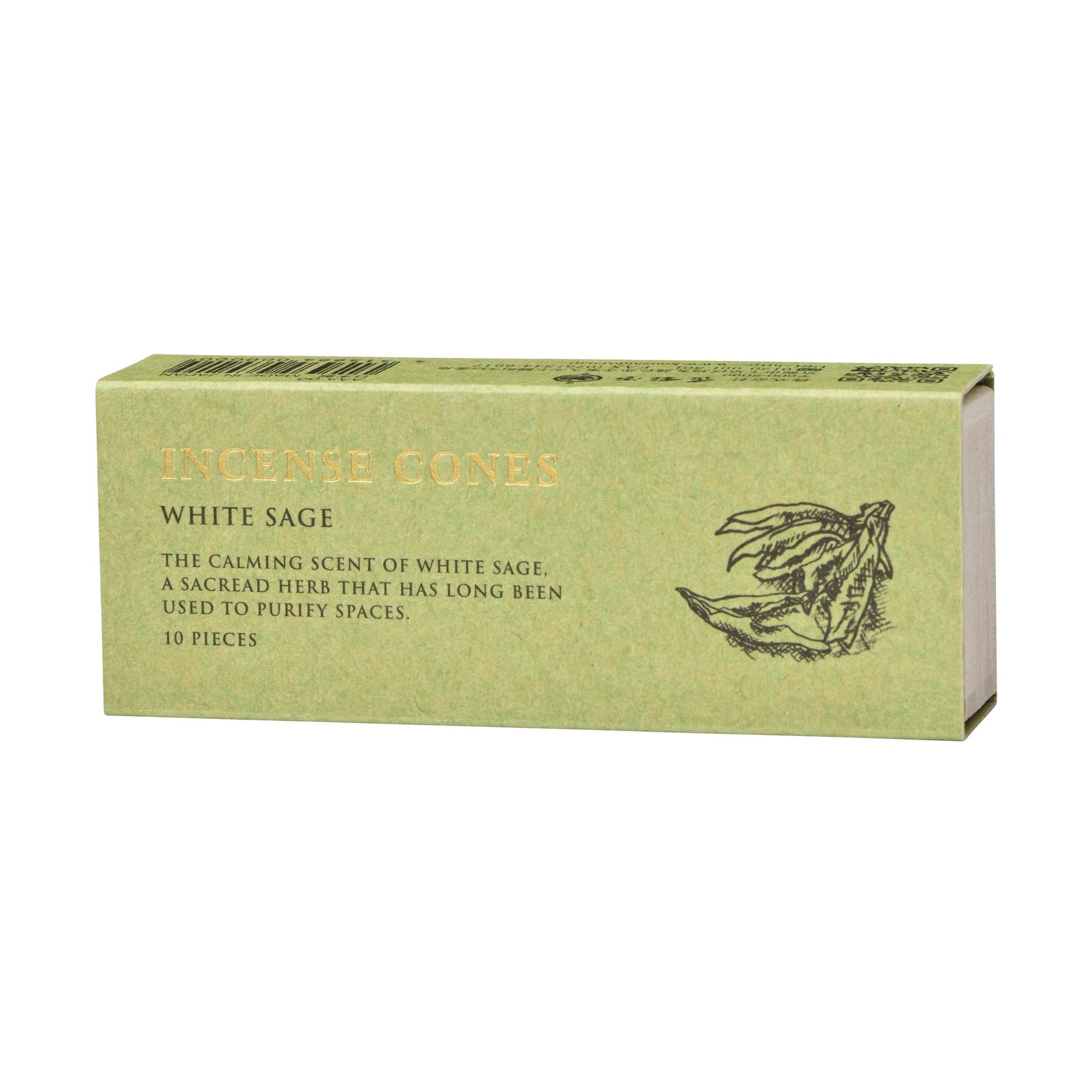 Kousaido Incense Cones White Sage 10 cones (COA-02)