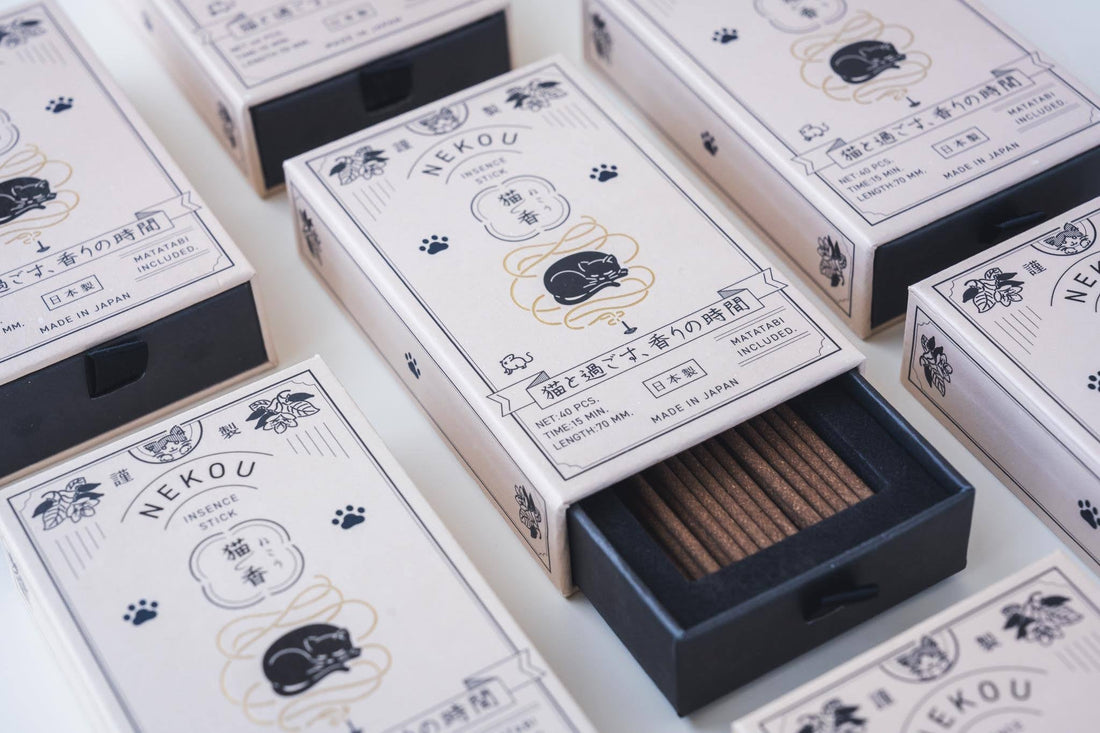 Fleex NEKOU Cat Incense Sticks with Matatabi (Silver Vine) (NE0010, NE0040)