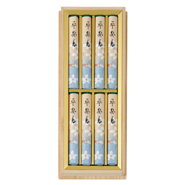 [0042] 平安香 短寸8把入　14cm