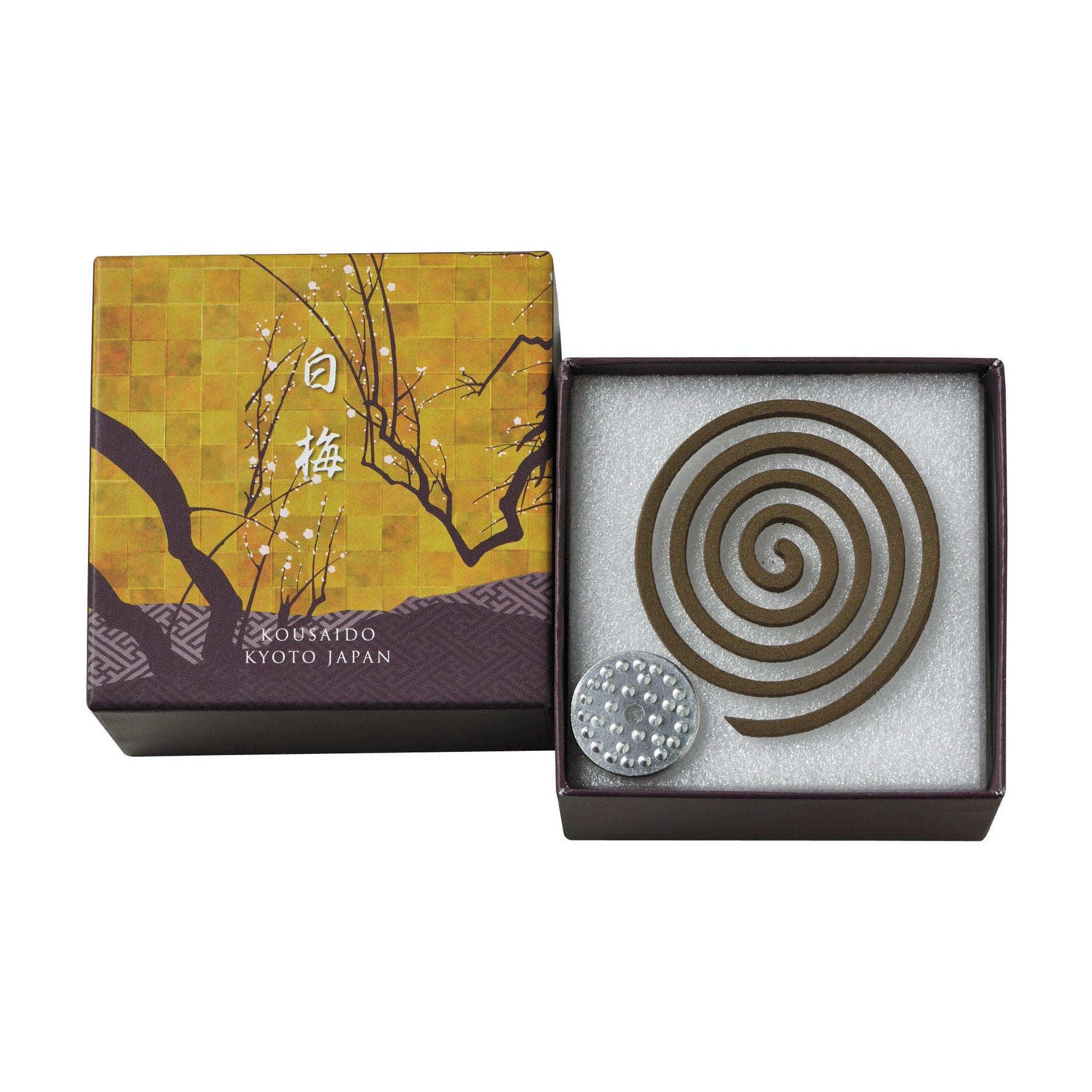 Kousaido Fushikaden Shiraumeko (White Plum) 10 Coils (KTR-09)