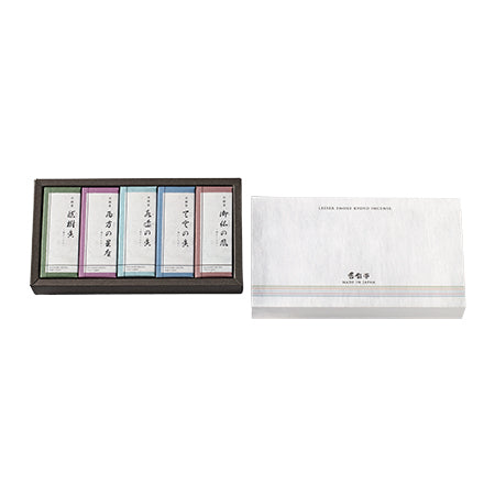Kousaido Kyoto Incense Assortment 5 types 100 sticks each (KYP-06)