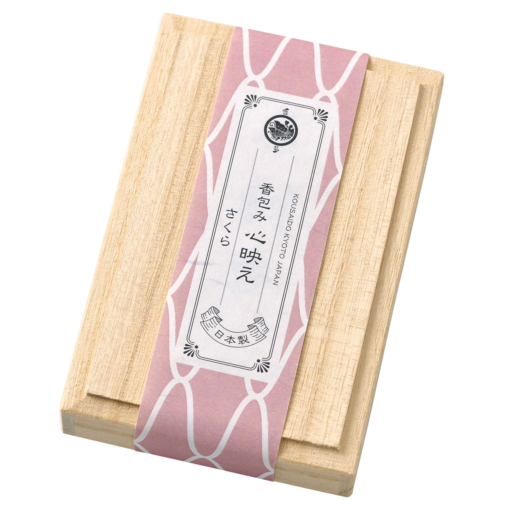 Kousaido Fragrance Sachet Kokorobae (Paulownia Box) Cherry Blossom (KZM-11)