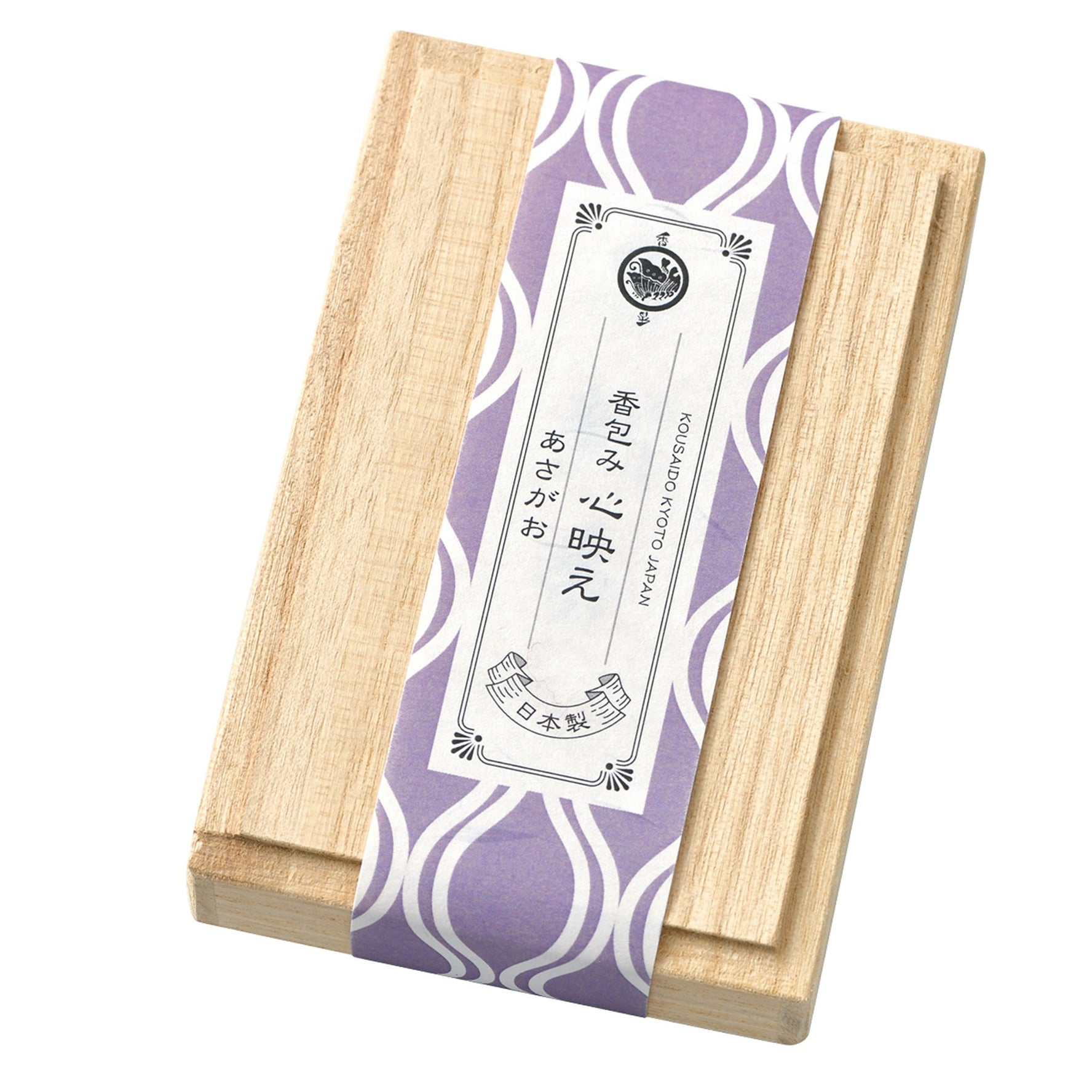 Kousaido Fragrance Sachet Kokorobae (Paulownia Box) Morning Glory (KZM-13)