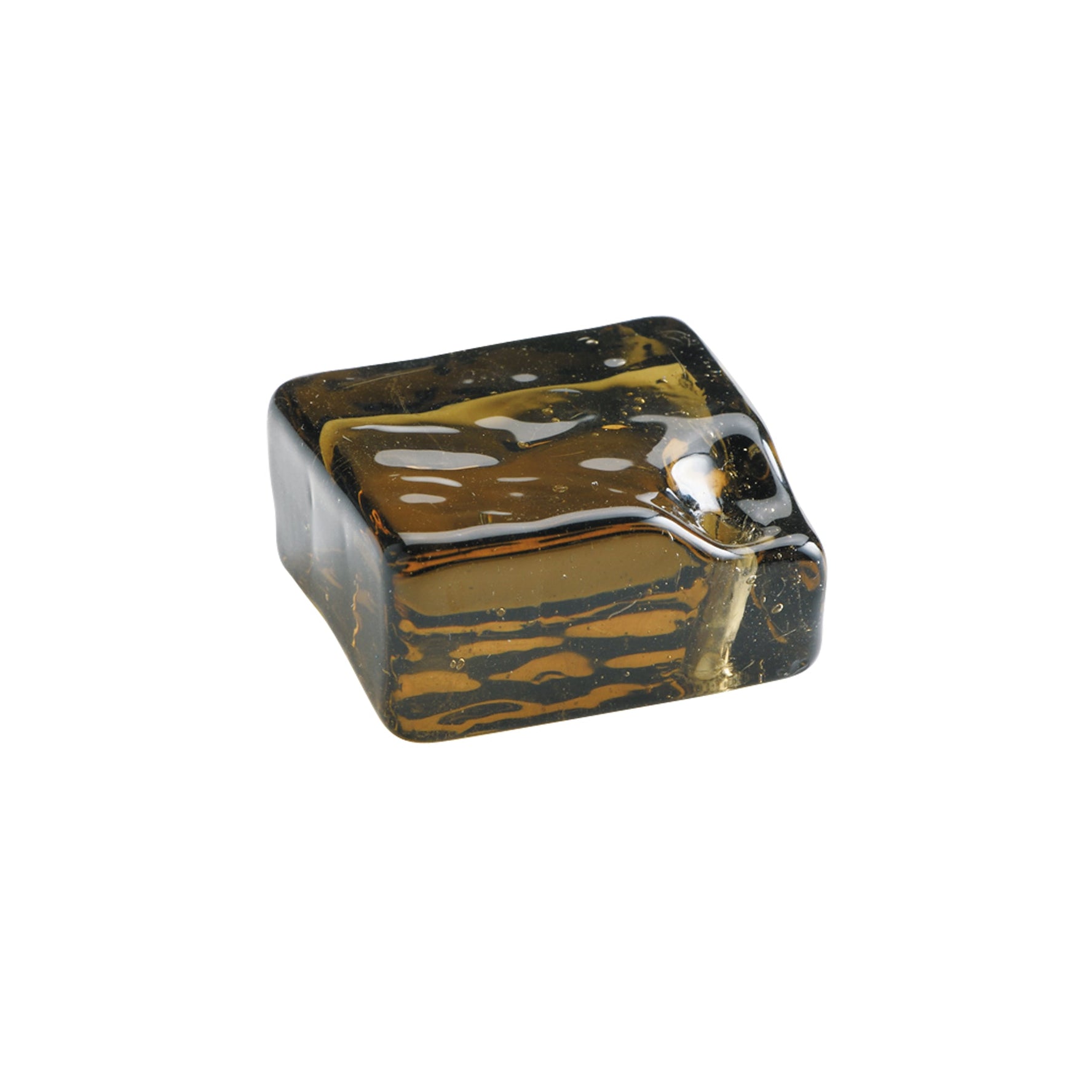 Kousaido Glass Incense Holder Square Black (OSK-08)