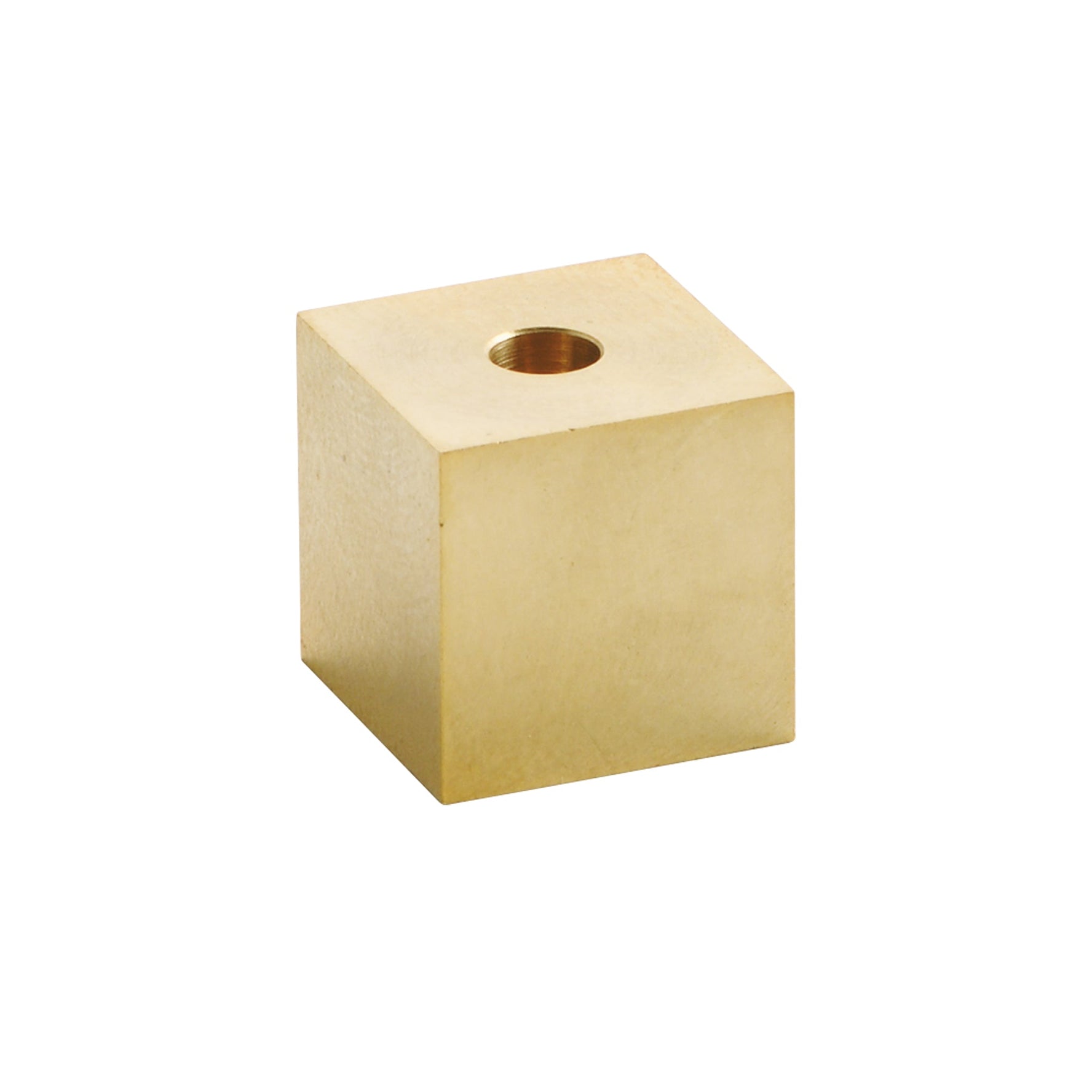 Kousaido Brass Cube Incense Holder with Glass Plate (OSK-12)