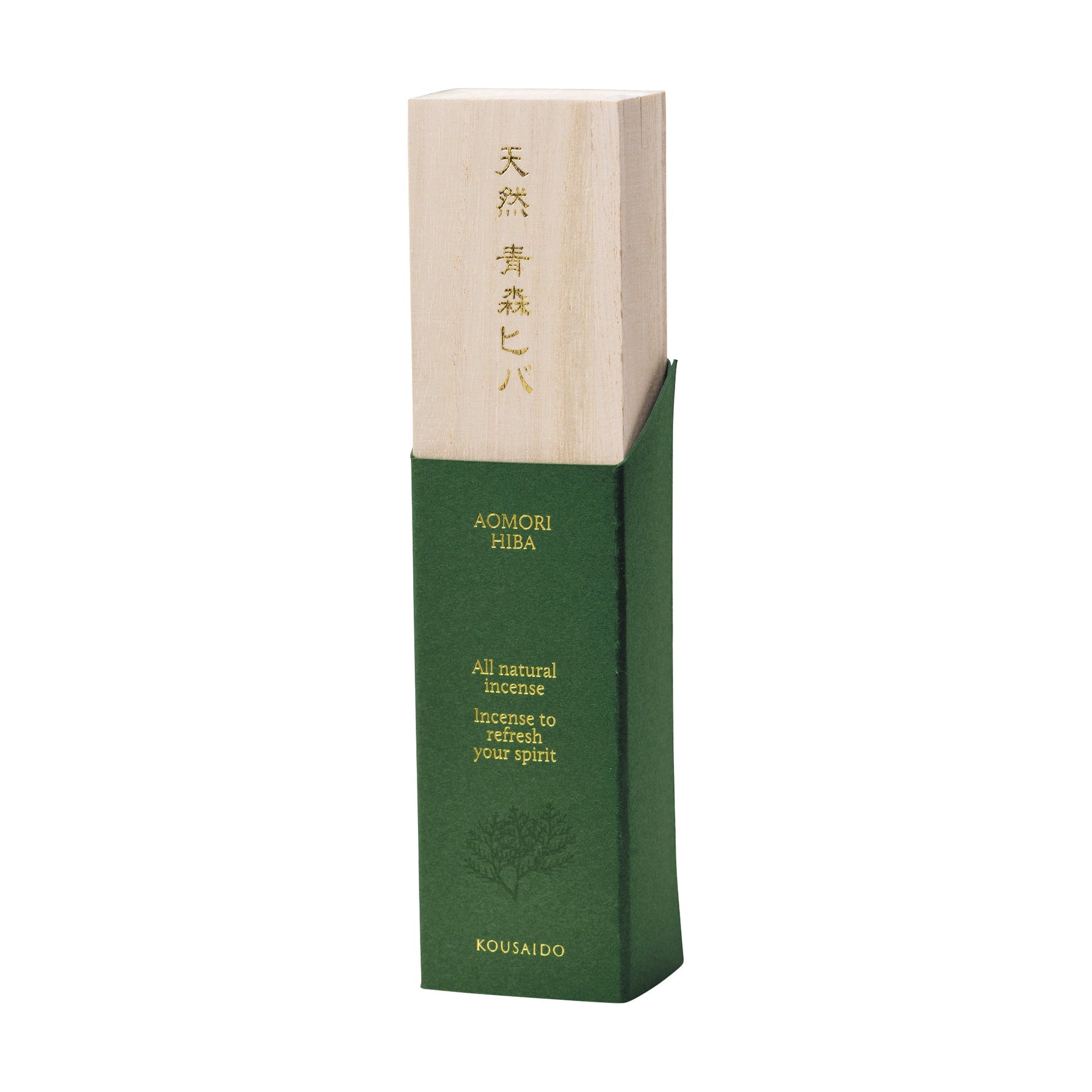 Kousaido Tennen All Natural Incense Aomori Hiba (PRE-02)