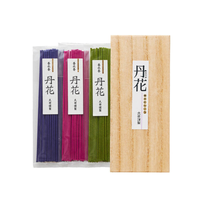 Daihatsu Tanka Sanshoku 3 types 20 sticks each Paulownia Box (T-5)