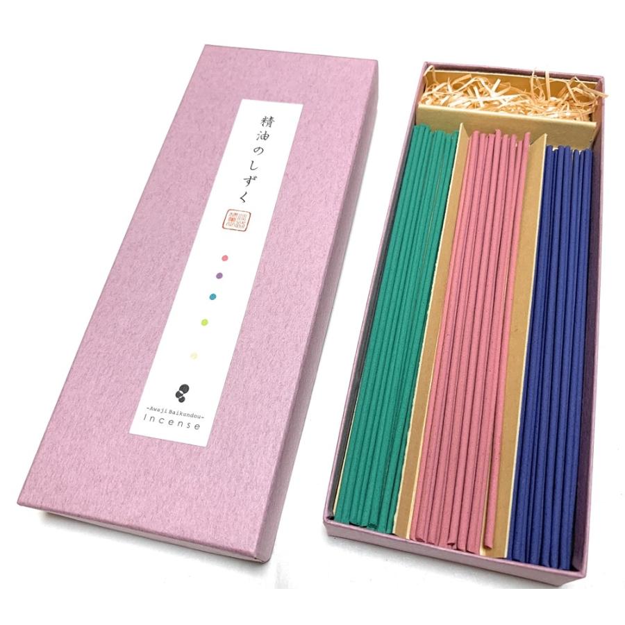 Awaji Baikundo Essential Oil Incense Relora 3 types 6g each (149)