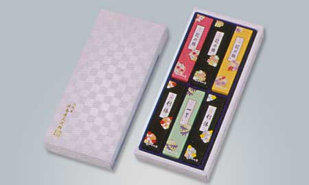Okuno Seimeido Waka 6-Scents Assortment in White Paper Box (18-5)