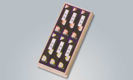 Okuno Seimeido Waka Rikyu 2-Scents Assortment in Paulownia Box (20-5)