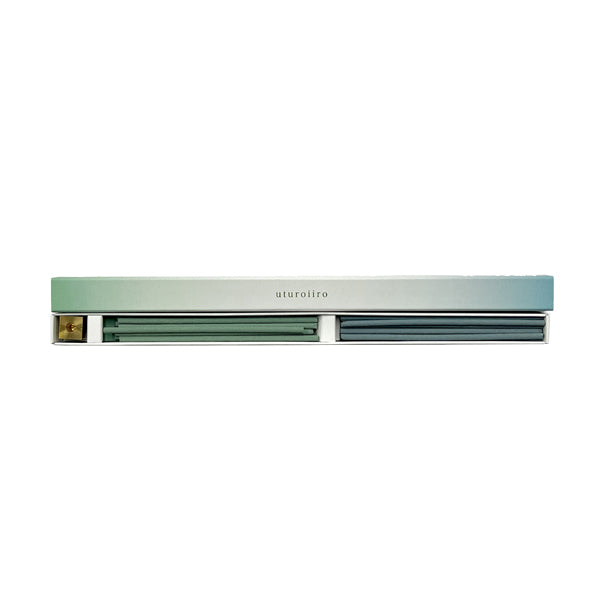 Yamadamatsu uturoiiro COLOR-1 Fougeres / Marine with Incense Holder (64141)