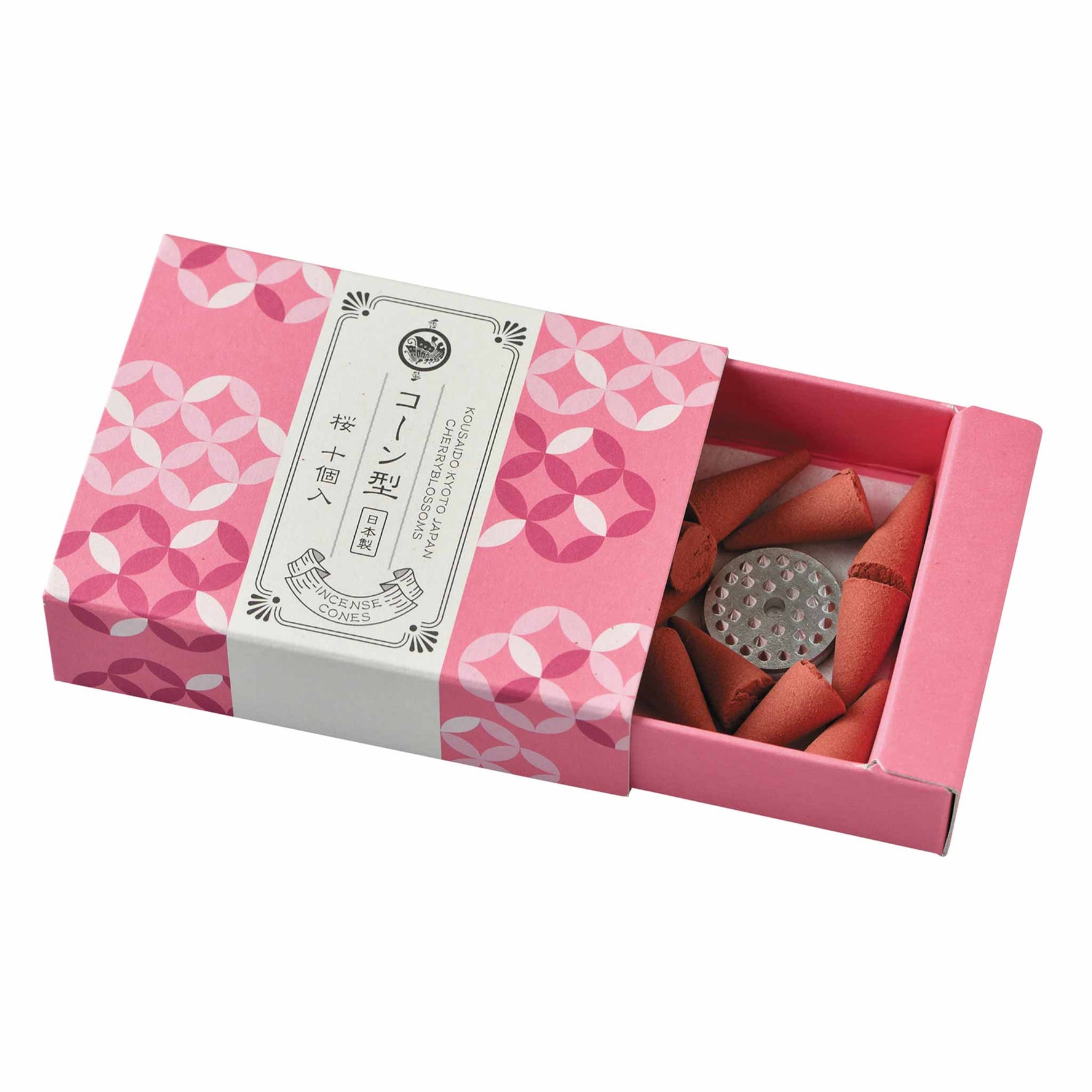 Cherry Blossom 10 cones with Incense Holder (CON-06)