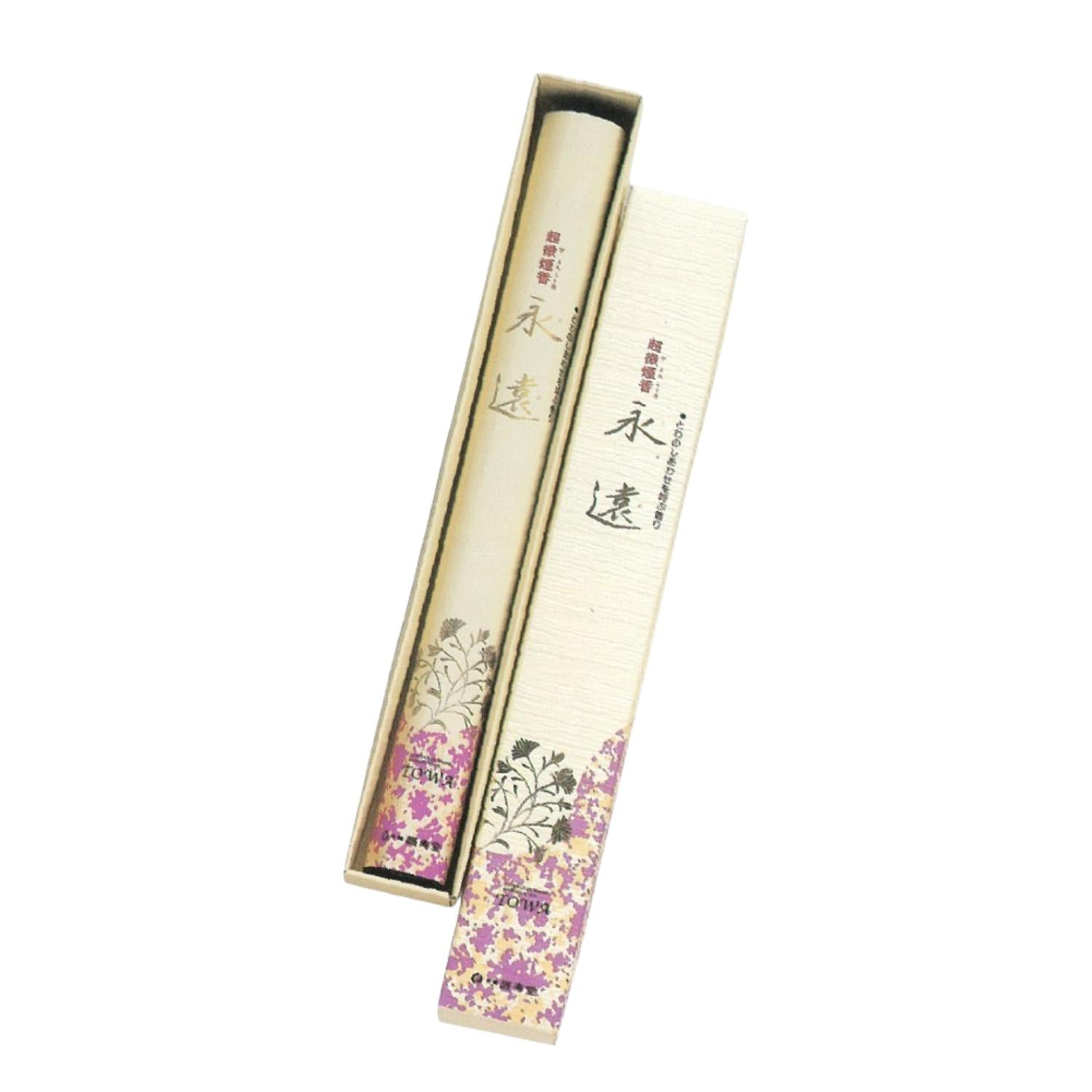 Seijudo Low-Smoke Incense Towa Long Type 100g (806)