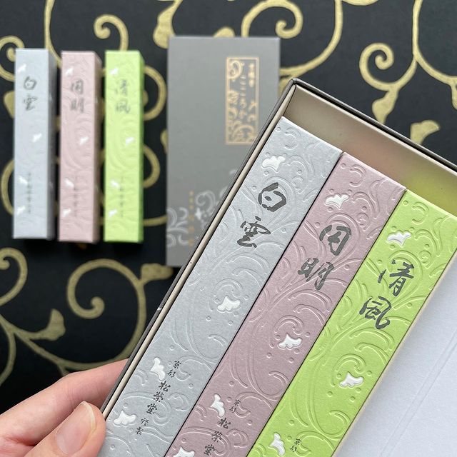 Shoyeido Incense Assortment Kokoroka 3 types 14g each (124004)