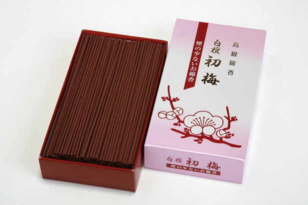 Baikundo Low-Smoke Byakudan Hatsuume (Sandalwood & Plum) 100g (120)