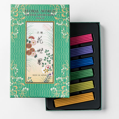 Shoyeido Floral World Assortment 6 types 10 sticks each (220111)