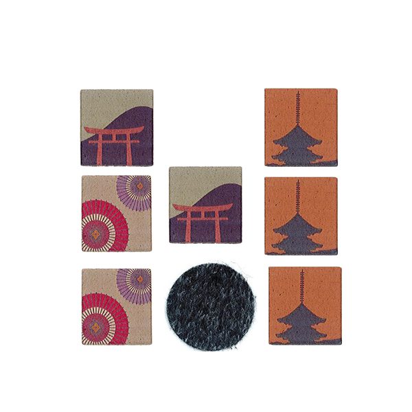 Kunjudo Printed Inko "Koto-no-fuzei" 7 pieces (1032)