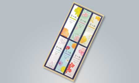 Okuno Seimeido Hana no Kumikyoku 6 types 26 g each Paulownia Gift Box  (16-65)