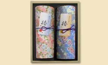 Okuno Seimeido Hana Kurabe 2-Scents Assorted Incense Gift Set in Paulownia Box (15-17)