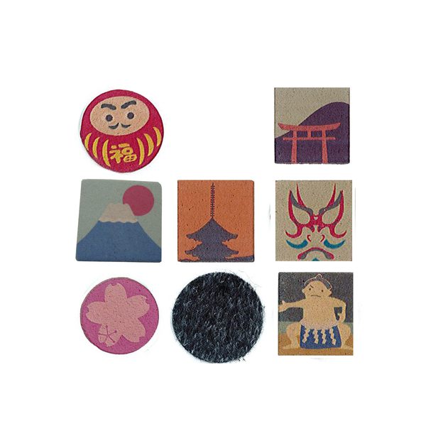 Kunjudo Printed Inko "Nippon" 7 pieces (1037)