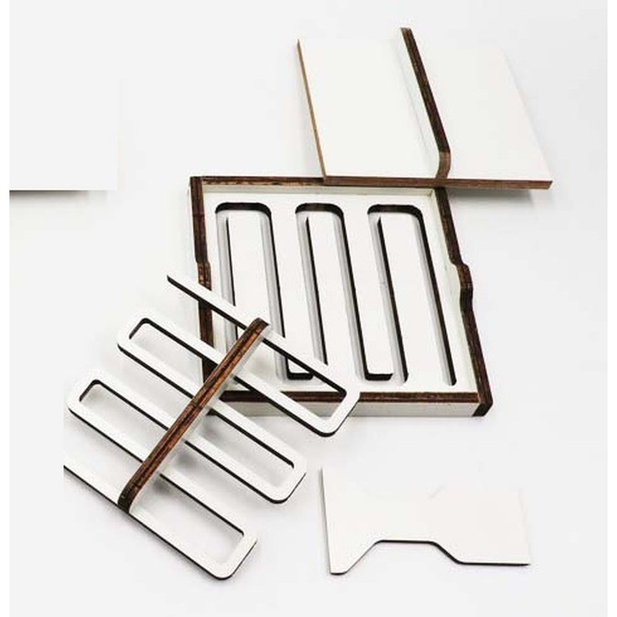Osagawa Nisaburo Shoten Jokoban Incense Trail Stencil Set Wave Pattern