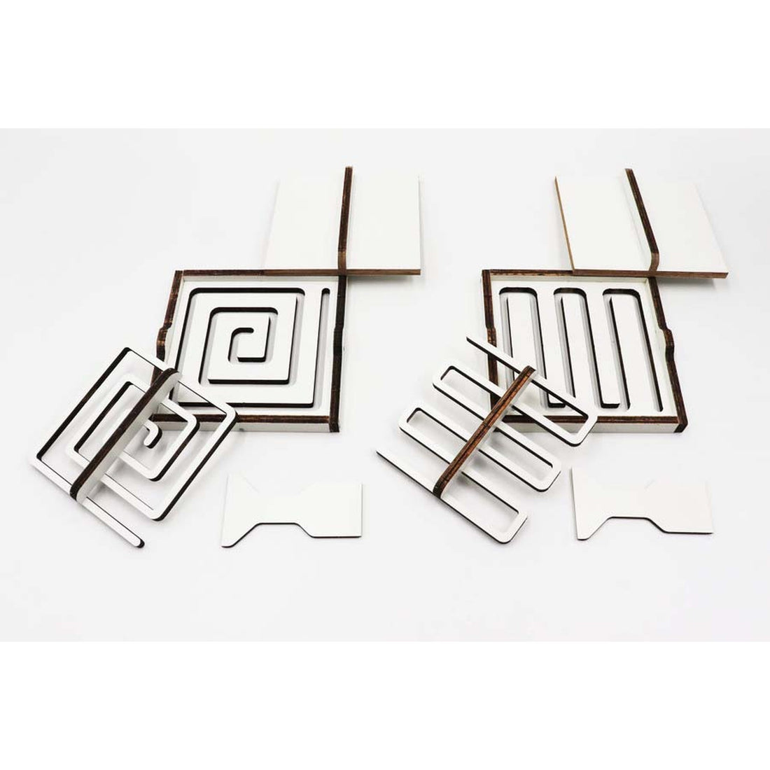 Osagawa Nisaburo Shoten Jokoban Incense Trail Stencil Set Wave Pattern