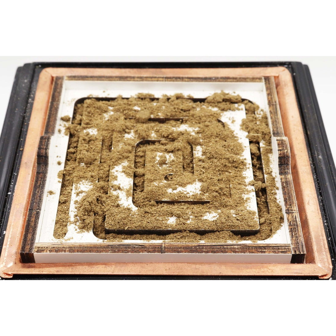 Osagawa Nisaburo Shoten Jokoban Incense Trail Stencil Set Spiral Pattern
