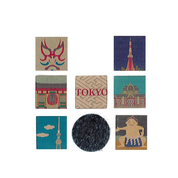 Kunjudo Printed Inko "Tokyo" 7 pieces (1038)