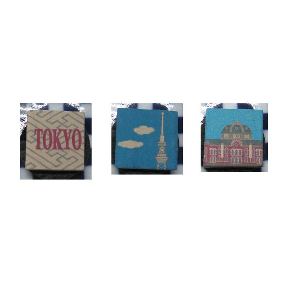 Kunjudo Printed Inko "Tokyo" 7 pieces (1038)