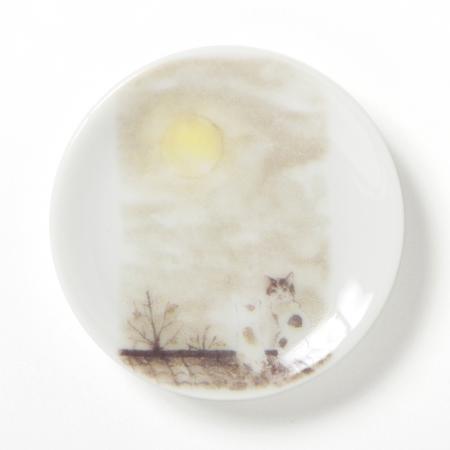 Kousaido Iyashi Neko (Gentle Cat Moments) Scent of Late Autumn 15 cones with Incense Plate (NEC-07)