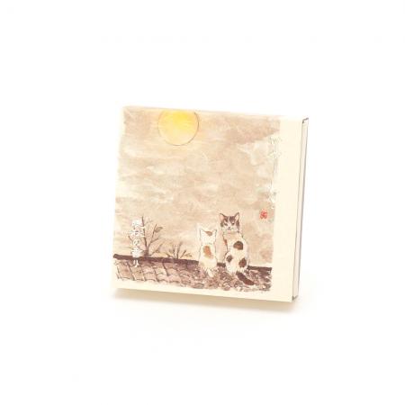 Kousaido Iyashi Neko (Gentle Cat Moments) Scent of Late Autumn 15 cones with Incense Plate (NEC-07)