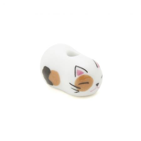 Kousaido Animal Mini Incense Holder with Plate Cat (PUT-07)