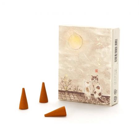 Kousaido Iyashi Neko (Gentle Cat Moments) Scent of Late Autumn 15 cones (NEC-03)