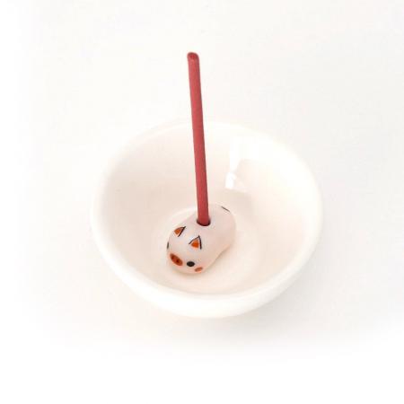 Kousaido Animal Mini Incense Holder with Plate Pig (PUT-09)