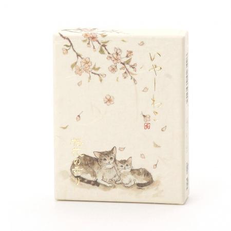 Kousaido Iyashi Neko (Gentle Cat Moments) Scent of Cherry Blossoms 15 cones (NEC-01)