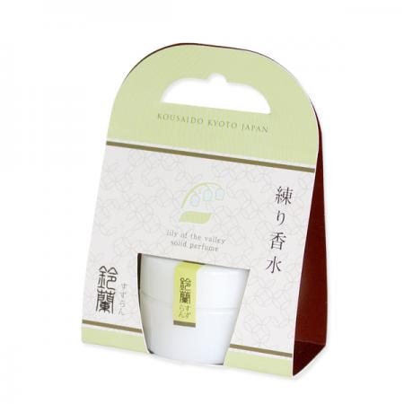 Kousaido Floral Solid Perfume - Lily of the Valley 8g (LPB-01)