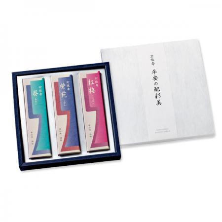 Kousaido Kyoto Incense Heian no Haisaibi (Heian Color Elegance) Assortment 3 types 1 box each (KYM-03)