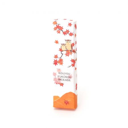 Kousaido Engimono Kouyou-Fukurou (Autumn Leaves Owl) 40 sticks (ENI-07)