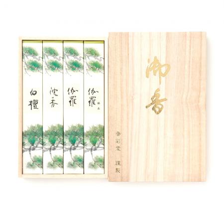 Kousaido Gift Set (Sandalwood, Aloeswood, Kyara, Kyara Premium) (KYR-06)