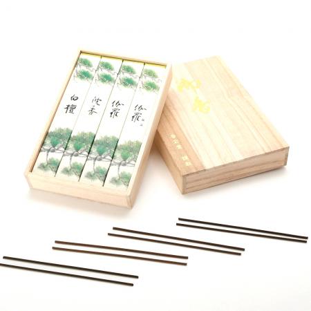 Kousaido Gift Set (Sandalwood, Aloeswood, Kyara, Kyara Premium) (KYR-06)