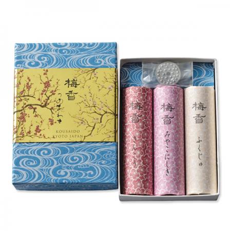 Kousaido Umeko Assortment 3 types 15 sticks each (TSU-08)